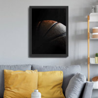 Basketball Texturé Minimaliste Sombre