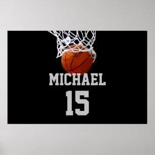 Poster Basketball Votre Nom