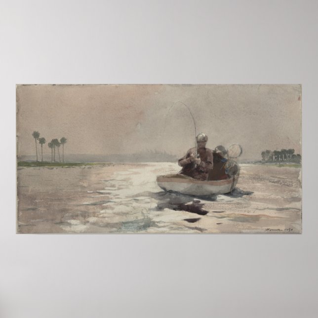 Poster Bass Fishing Floride (Devant)