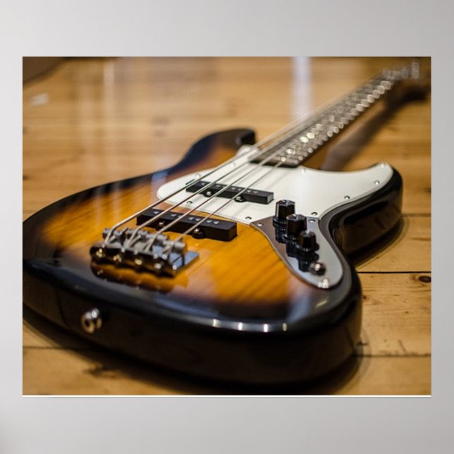 Poster Bass Guitare (Devant)