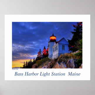 Poster Bass Harbour Light, Maine