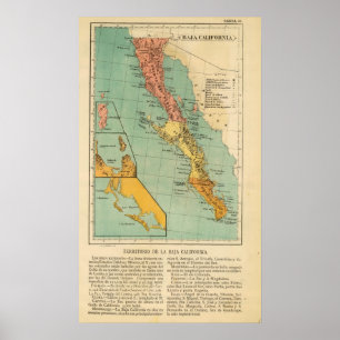 Poster Basse Californie, Mexique