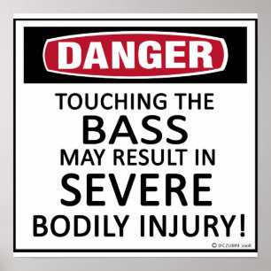 Poster Basse de danger