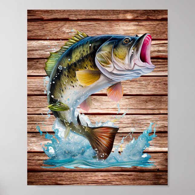 Poster Basse de sonnerie partie pêche (Devant)