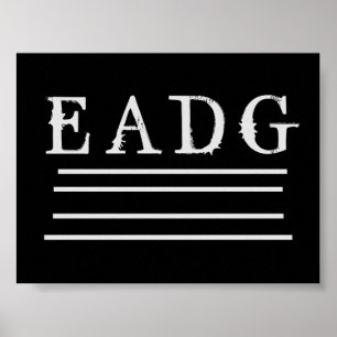 Poster Basse réglée