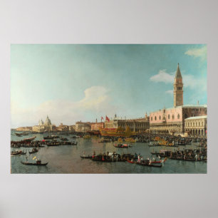 Poster Bassin de San Marco le jour d'ascension (par