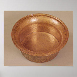 Poster Bassin décoré de motifs géométriques