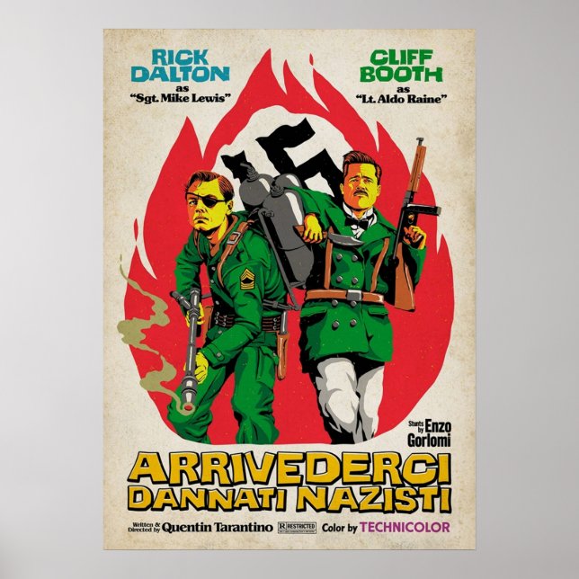 Poster Bassins glorieux 2 Il était une fois à Hollywoo (Devant)