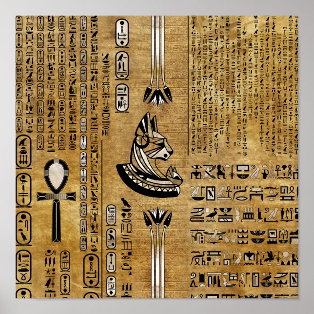 Poster Bastet - Déesse égyptienne (Devant)