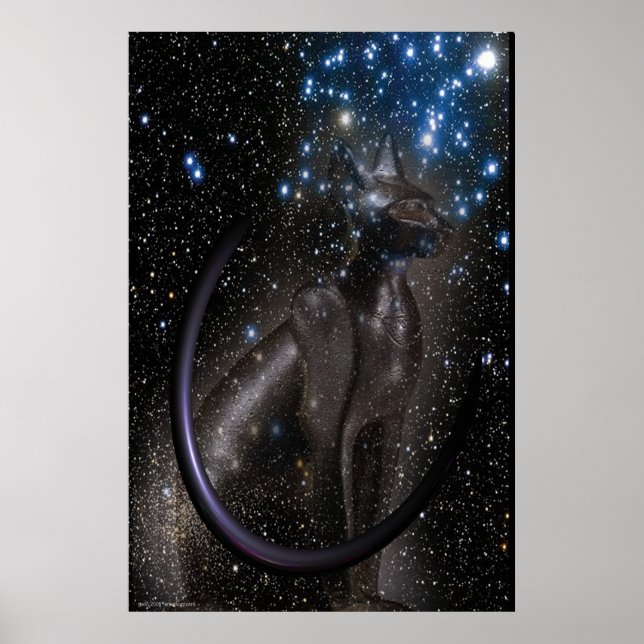 Poster Bastet par Gregory Gallo (Devant)