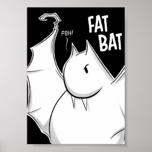 Poster Bat gras