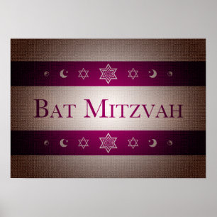 Poster Bat mitzvah