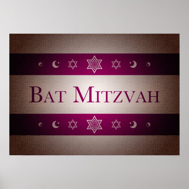 Poster Bat mitzvah (Devant)