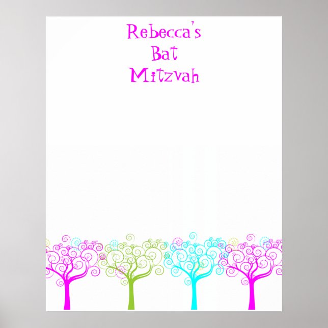 Poster Bat mitzvah Connexion Bureau (Devant)