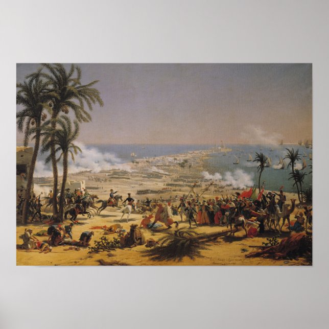 Poster Bataille d'Aboukir, le 25 juillet 1799 (Devant)