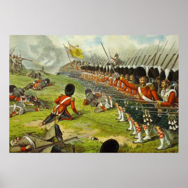 Poster Bataille d'Alma Sutherland Highlanders 1854 (Devant)