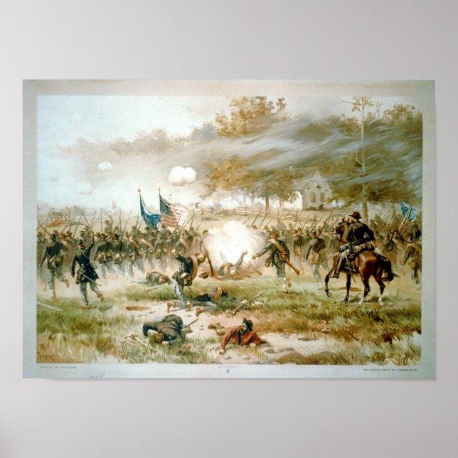 Poster Bataille d'Antietam (Devant)