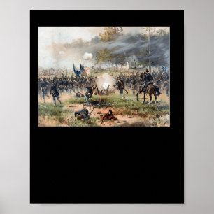 Poster Bataille D'Antietam - Guerre Civile