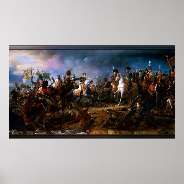 Poster Bataille d'Austerlitz par François Gérard (Devant)