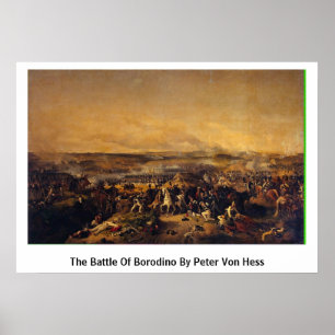 Poster Bataille De Borodino Par Peter Von Hess