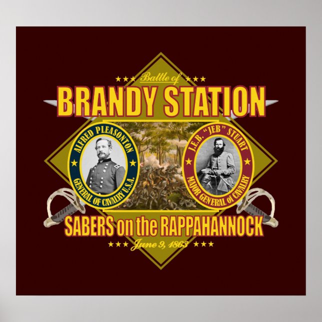 Poster Bataille de Brandy Station (Devant)