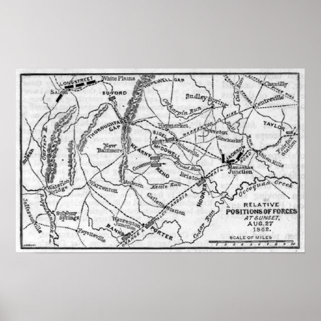 Poster Bataille de Bull Run (Devant)