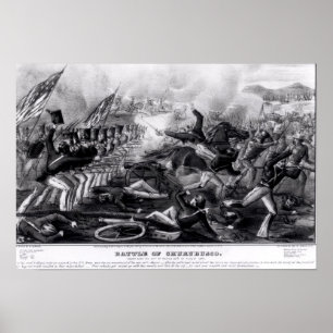 Poster Bataille de Churubusco