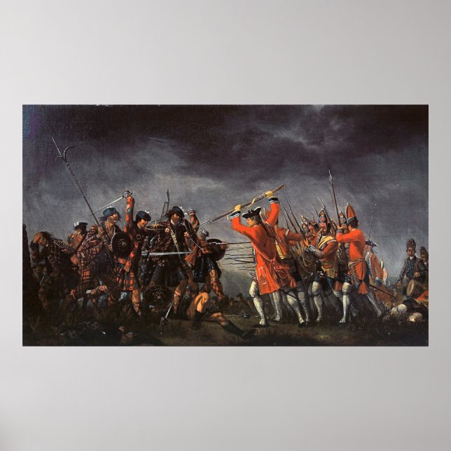 Poster Bataille de Culloden (Devant)
