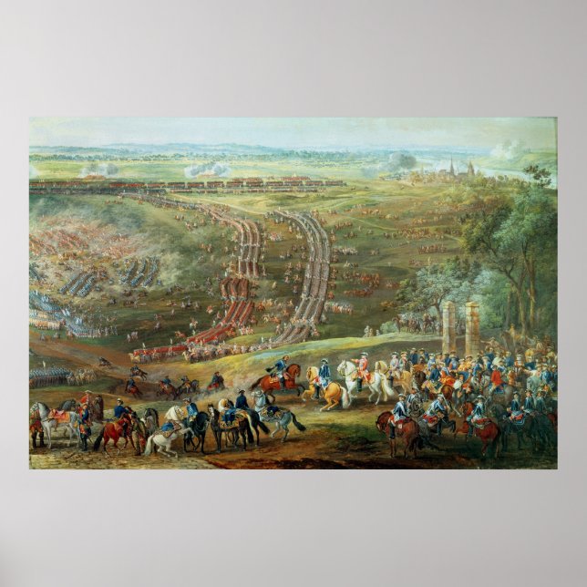 Poster Bataille de Fontenoy, le 11 mai 1745 (Devant)