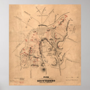 Poster Bataille de Gettysburg 8