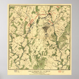 Poster Bataille de Gettysburg 9