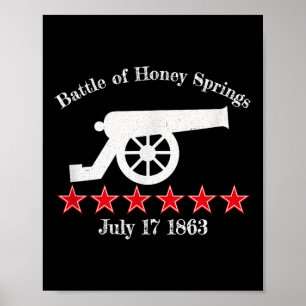 Poster Bataille De Honey Springs Batailles Civiles Guerre