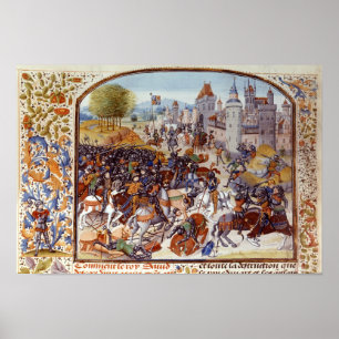 Poster Bataille de la croix de Neville du cent