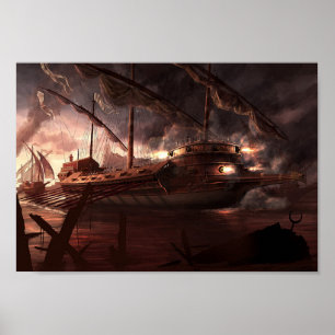Poster Bataille de l'affiche de Lepanto