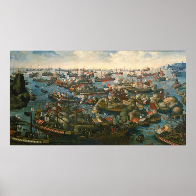 Poster Bataille de Lepanto par Yogesh Brahmbhatt (Devant)