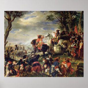 Poster Bataille de Marseille, le 4 octobre 1693, 1837