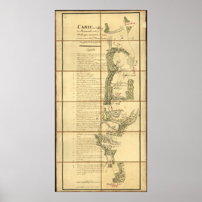 Poster Bataille de Monmouth (Devant)