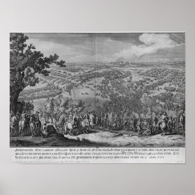 Poster Bataille de Poltava (Devant)