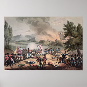 Poster Bataille de Pombal, gravée par Thomas Sutherland