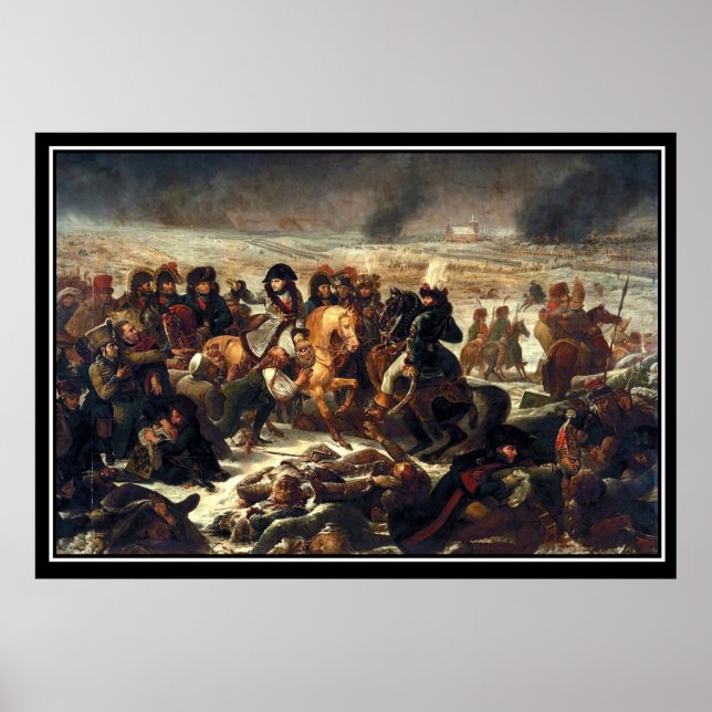 Poster Bataille de Preussisch-Eylau, 7 et 8 février 1807 (Devant)