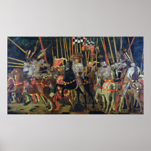 Poster Bataille de San Romano en 1432, c.1456