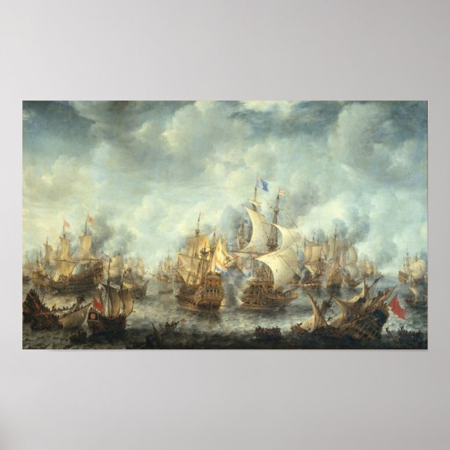 Poster Bataille de Scheveningen (Devant)