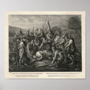 Poster Bataille de Sempach - Scène héroïque de l'histoire