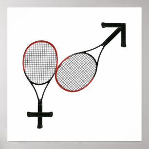 Poster Bataille de Sexes Tennis