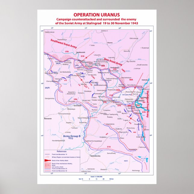 Poster Bataille de Stalingrad, Deuxième Guerre mondiale O (Devant)