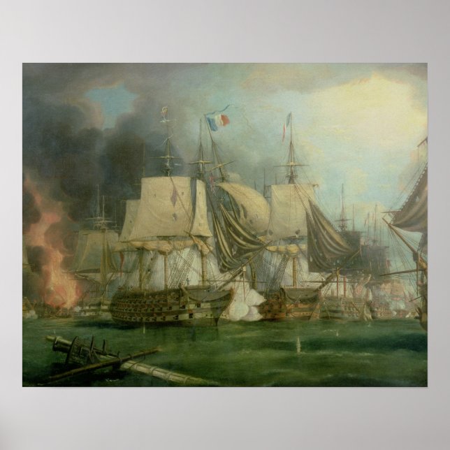 Poster Bataille de Trafalgar, 1805 (Devant)