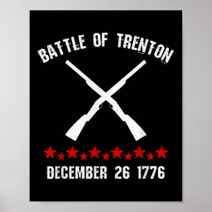 Poster Bataille De Trenton Nj Guerre Révolutionnaire 1776