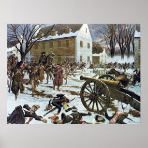Poster Bataille de Trenton par Charles McBarron