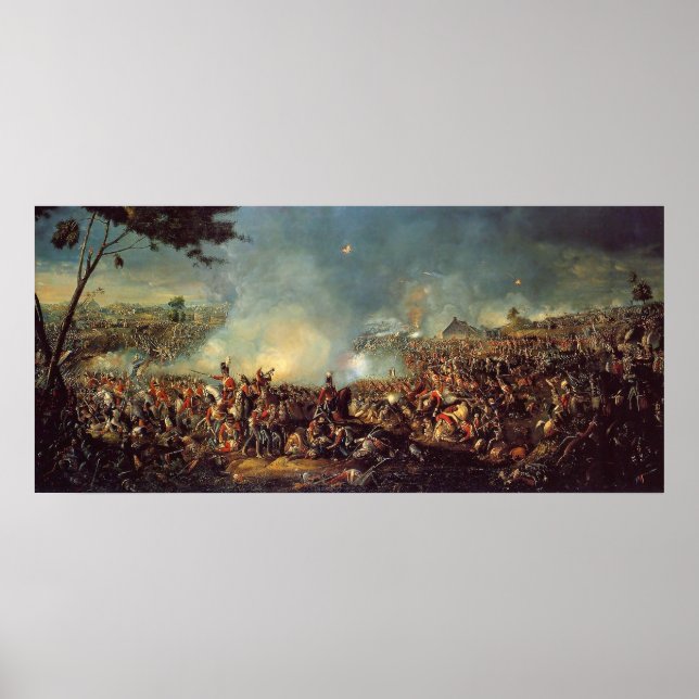 Poster Bataille de Waterloo par William Sadler (Devant)