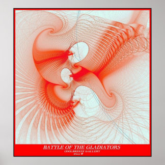POSTER BATAILLE DES GLADIATEURS